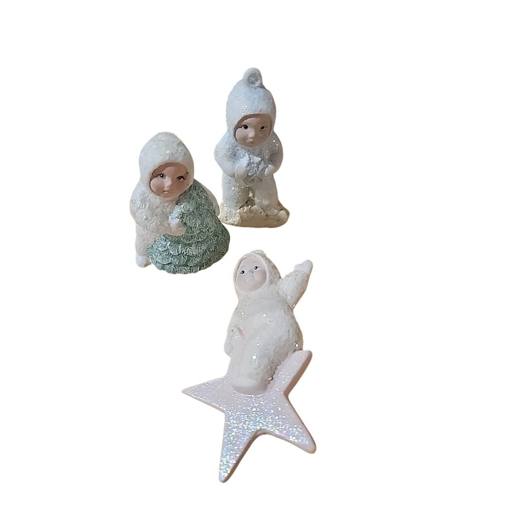Adorable‎ Snowman Figurines Set of 4 Christmas Winter Decor